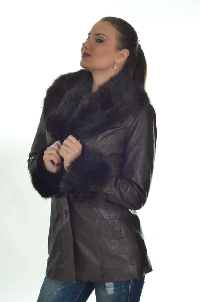 Fox jakna "Aviatrix" (Braon) — fotografija 1